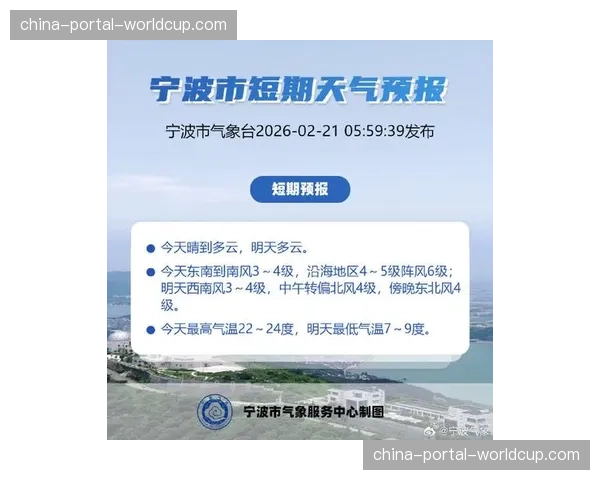 “天气预报：比赛日可能伴有大风，或对双方长传定位球落点产生影响”
